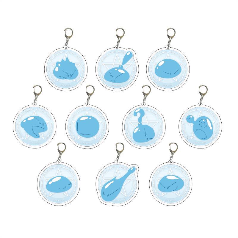 Genshin Impact Slime Acrylic A - Anime Merchandise Keychain ulasan dan harga