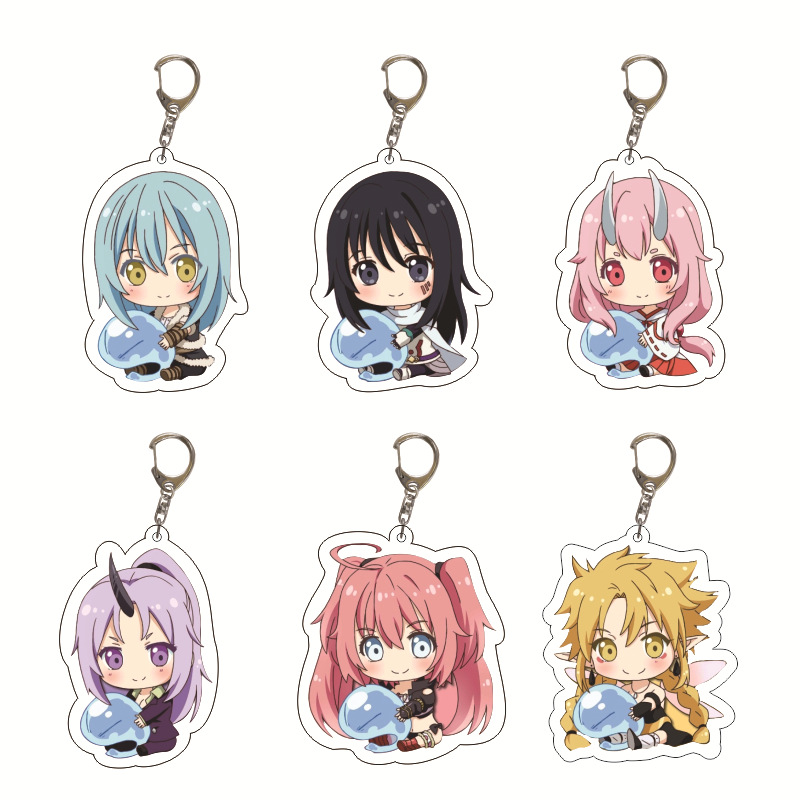 Genshin Impact Slime Acrylic A - Anime Merchandise Keychain ulasan dan harga