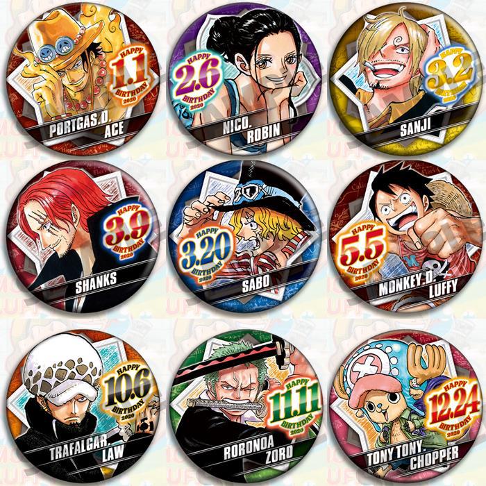 One Piece Anime Badge Set Offi - Official Merchandise Anime ulasan dan harga