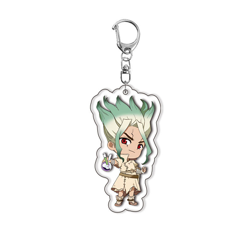 Dr Stone Senku Ishigami Kohaku - Anime Merchandise Keychain ulasan dan harga
