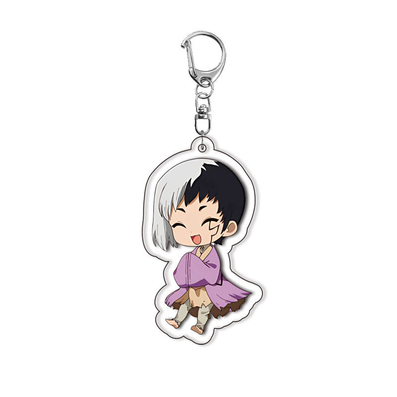 Dr Stone Senku Ishigami Kohaku - Anime Merchandise Keychain ulasan dan harga