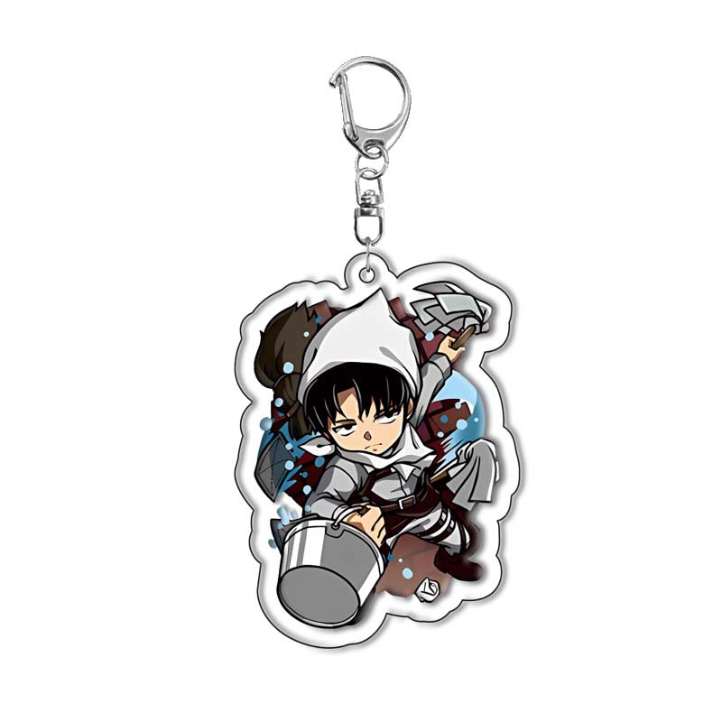 Attack on Titan Keychain Acryl - Anime Merchandise Keychain ulasan dan harga