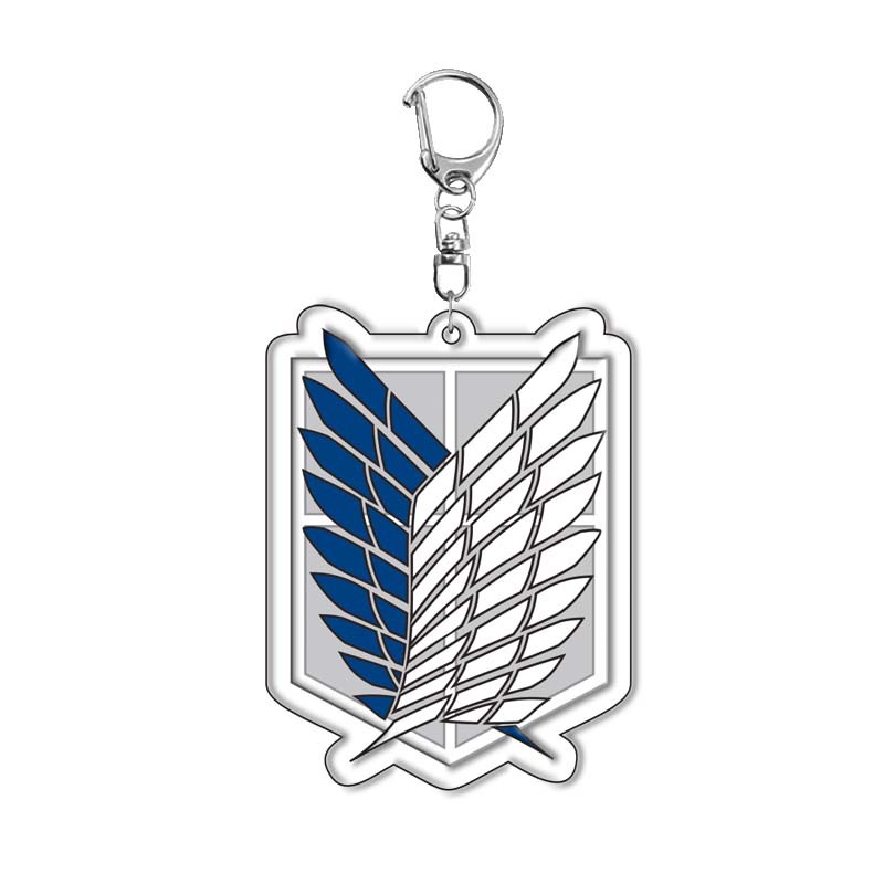 Attack on Titan Keychain Acryl - Anime Merchandise Keychain ulasan dan harga