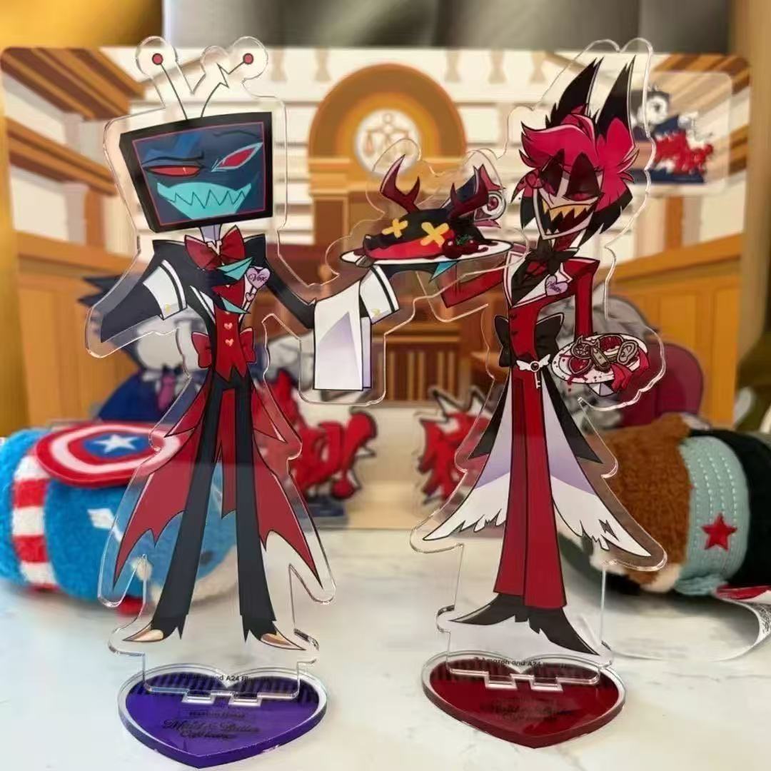 2pcs Hazbin Anime Peripherals  - Given Anime Merchandise ulasan dan harga