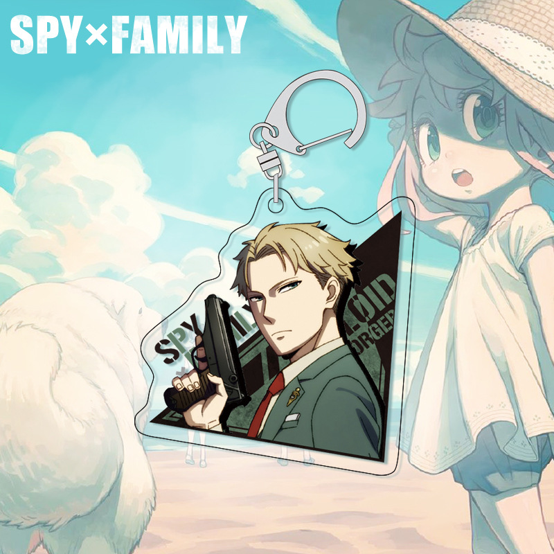 SPY×FAMILY Anya Keychain Acryl - Anime Merchandise Keychain ulasan dan harga