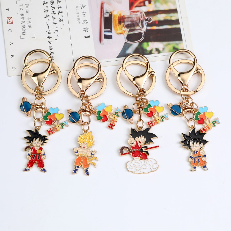 New Cartoon Dragon Ball Series - Anime Merchandise Keychain ulasan dan harga
