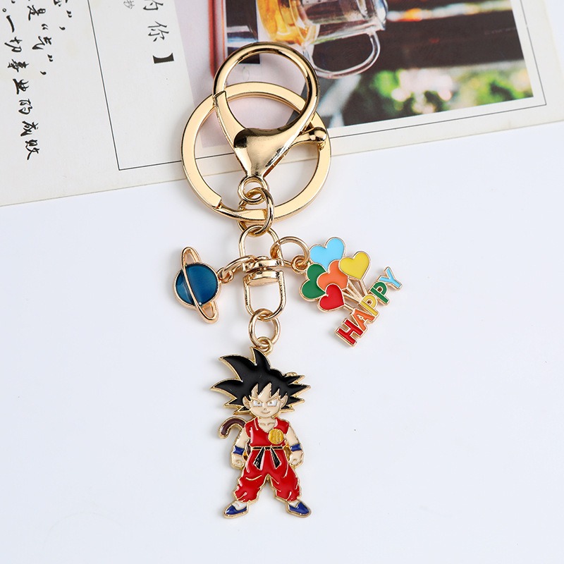 New Cartoon Dragon Ball Series - Anime Merchandise Keychain ulasan dan harga
