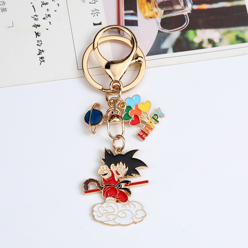 New Cartoon Dragon Ball Series - Anime Merchandise Keychain ulasan dan harga